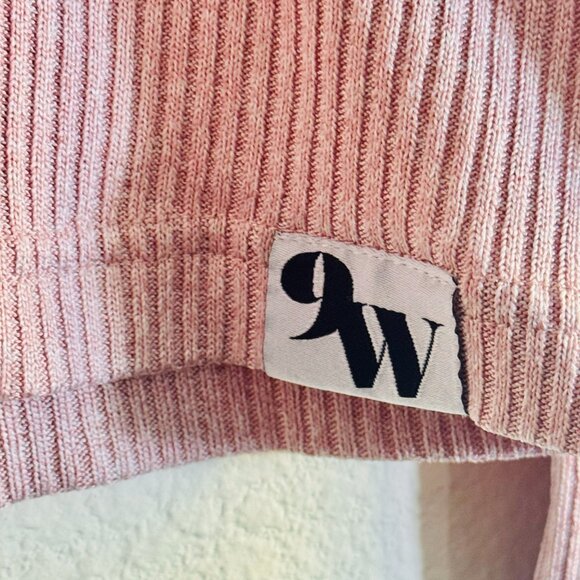 Pink Ribbed Lounge Wear Set Large XL - Picture 4 of 8